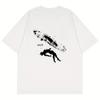 Unisexs 100 Cotton Versatile Short Sleeve TShirt Summer Casual Printed Top Unisexs Tshirts for Summer Unisex AllSeason
