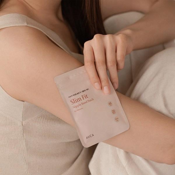 Avca Women's Slim Fit Nipple Band Patch 65mm 20p, 1 Korean Cosmetics