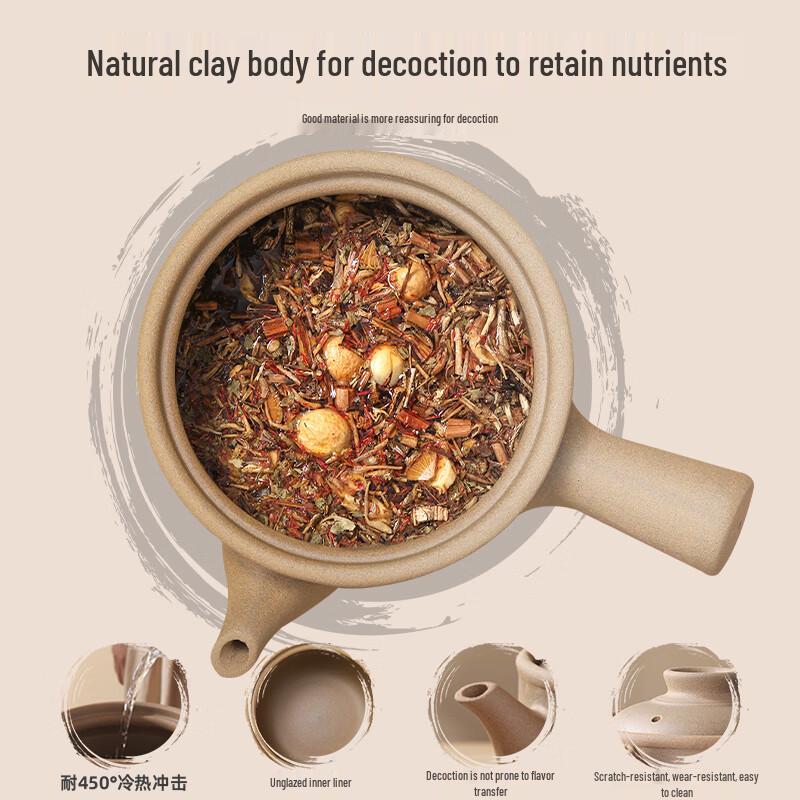 Zhìshì Traditional Chinese Medicine Clay Pot