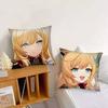 1pc Game Genshin Impact Escoffier Pillow Case Fashion Square Pillowcase Bedroom Sofa Room Ins Decoration Leisure