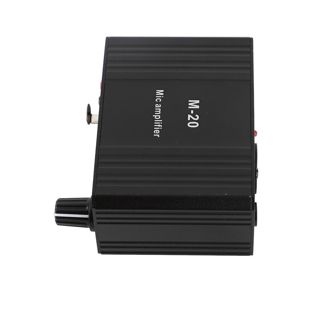 Microphone Preamp High Gain 48V Phantom Power XLR Output Mic Preamplifier for Dynamic and Condenser Microphones Booster