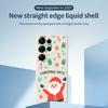 For Samsung Galaxy S25 Ultra Case Christmas Gifts Pattern Printing Straight Edge TPU Phone Back Cover