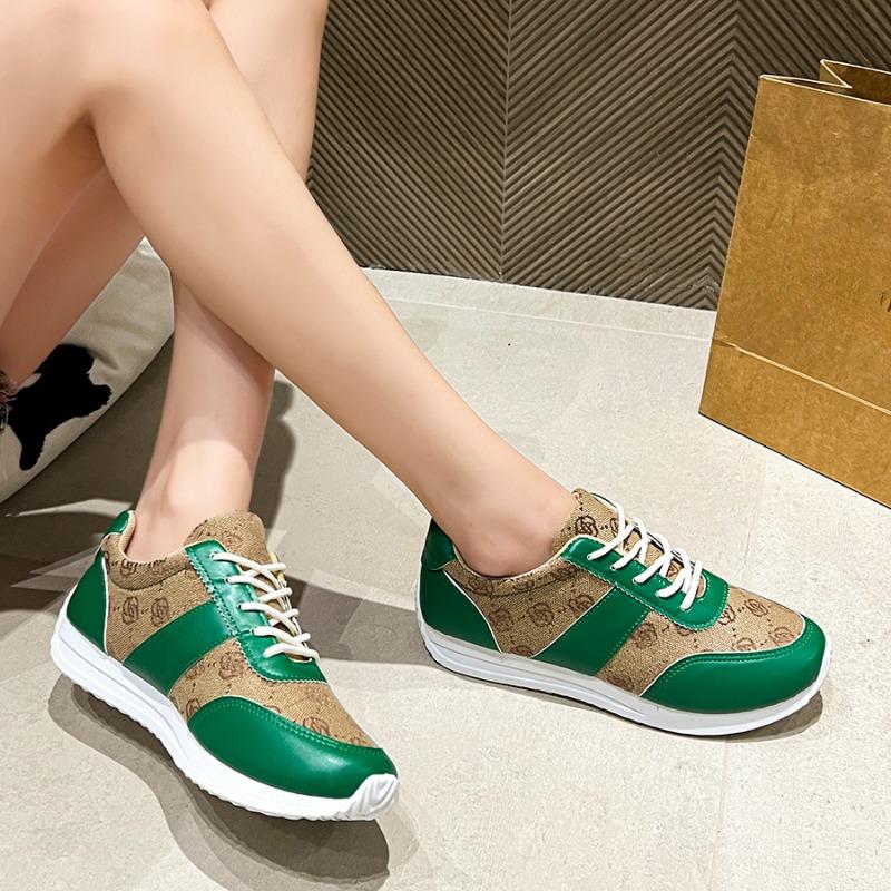 Móda 2025 Nové podzimní tenisky Dámské ploché ležérní pohodlné boty Móda Šněrovací vycházkové dámské boty Zapatos De Mujer Trend 43