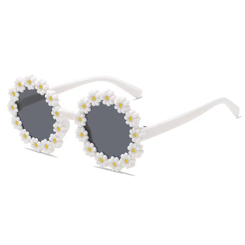 Little Daisy Trendy Kids' Flower Sunglasses - Cute, Anti-UV, Unisex for Boys & Girls