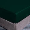 Cotton Fitted Sheet 200x220+25 Bottle Green