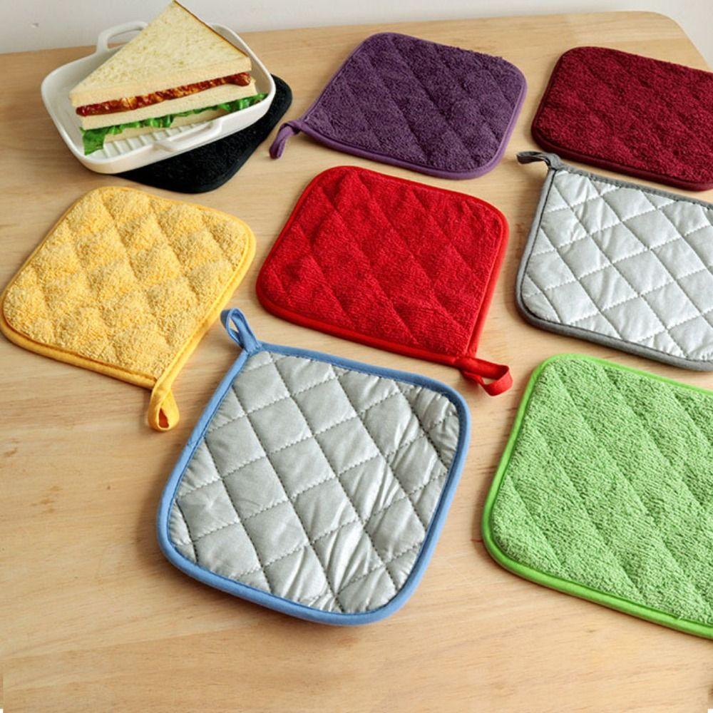 

Двусторонняя подставка под кастрюлю Нескользящая прихватка Мягкий термостойкий коврик под кастрюлю Кухня