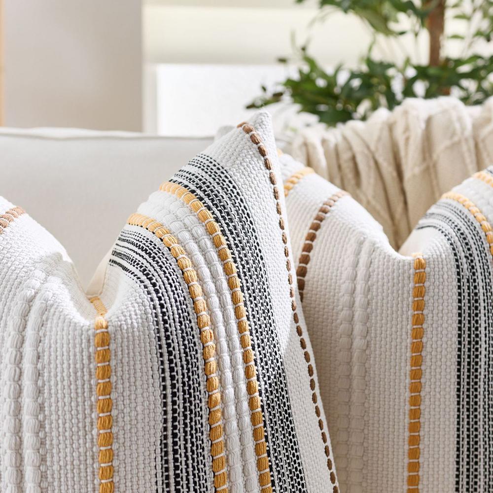 45x45cm Chenille Jacquard Pillowcase Cojines Decoration Home Sofa Stripe Throw Cushion Cover Simple Headboard Pillowcases