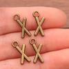 Zinc Alloy Alphabet Charms: 2 Colors, 26 Letter Pendants for Jewelry, Handbag, and Mobile Phone Accessories