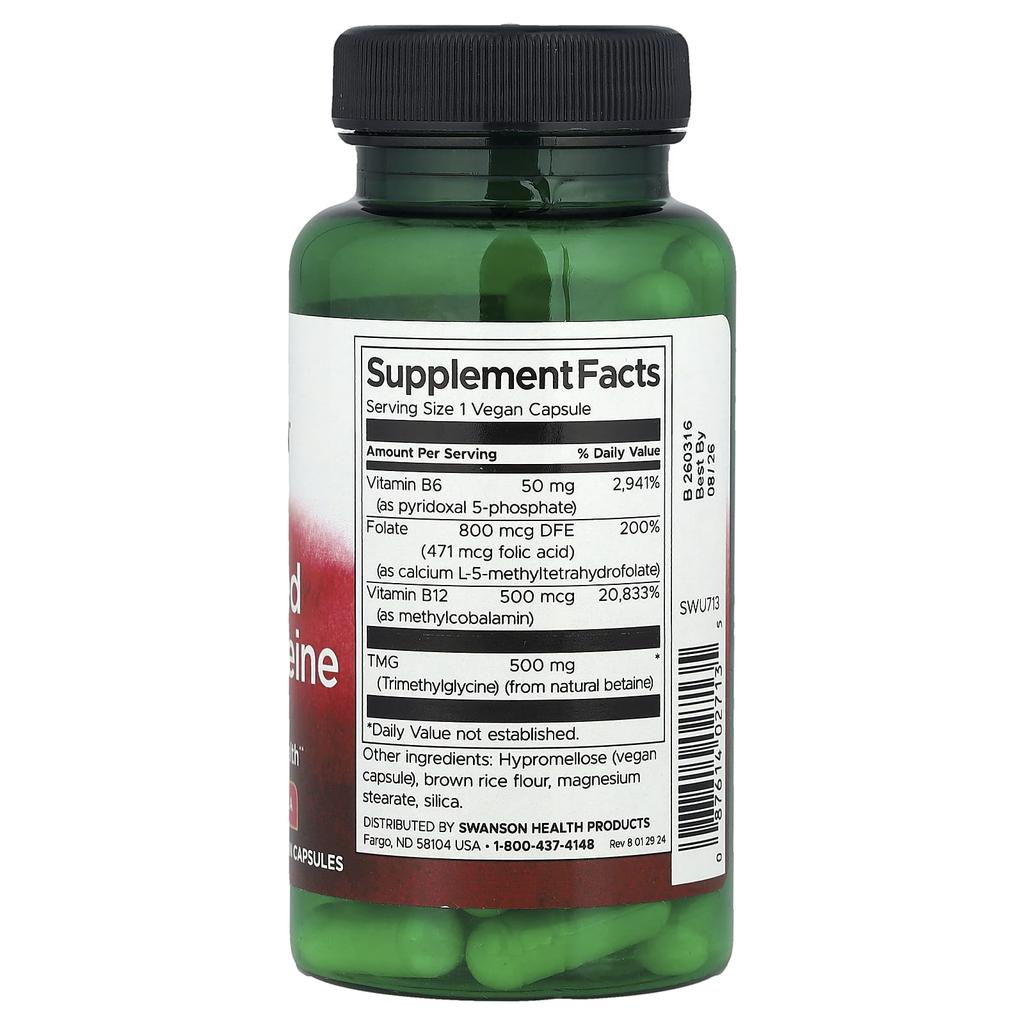Activated Homocysteine, 60 Veggie Capsules