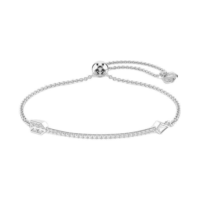 Swarovski ldyllia Cupid s Arrow Shape Synthetic Cubic Zirconia Bracelet Men s and Women s Couple Style White 5741523 белый