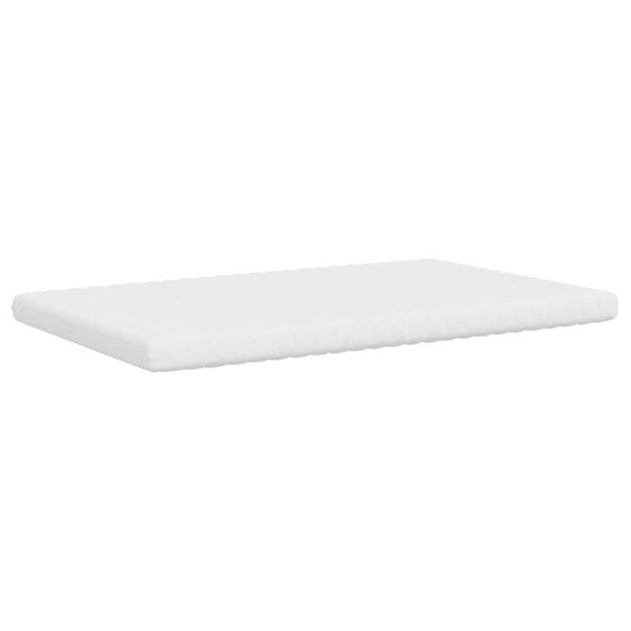 VidaXL White Foam Mattress 120x220 Cm 7 Zones Hardness 20 ILD, Bed Mattress, Daybed Mattress, Foam Mattress 4016657