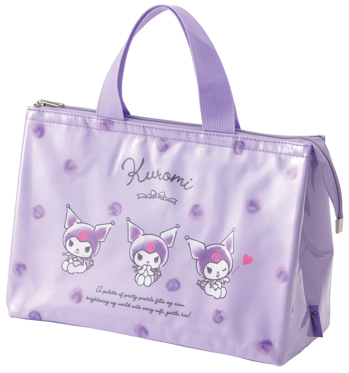 

Skater Bento Виниловый Ланч Ширина 29 x Высота 21 x Глубина Sanrio Акварельный Бокс, Сумка, Холодильник, 12см, Куроми, Косметика, KBCV1-A