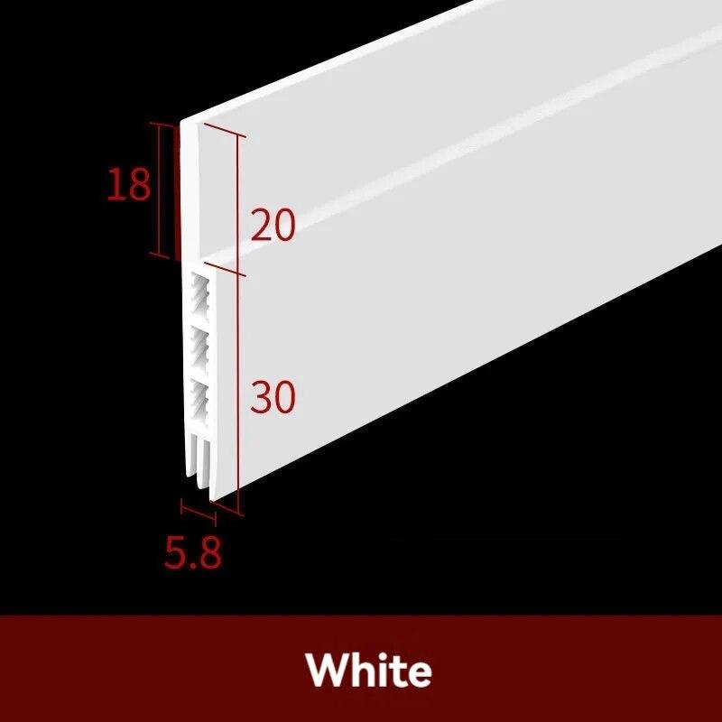 1Pc 1 Meter Door Bottom Sealing Strip Self-Adhesive Aoors And Windows,Sound Insulation, Windproof, Porous Sealing Strip