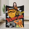 Goosebumps Dead House Calling All Creeps Blankets Flannel Horror Halloween Throw Blanket for Bedroom Sofa Bedroom Quilt