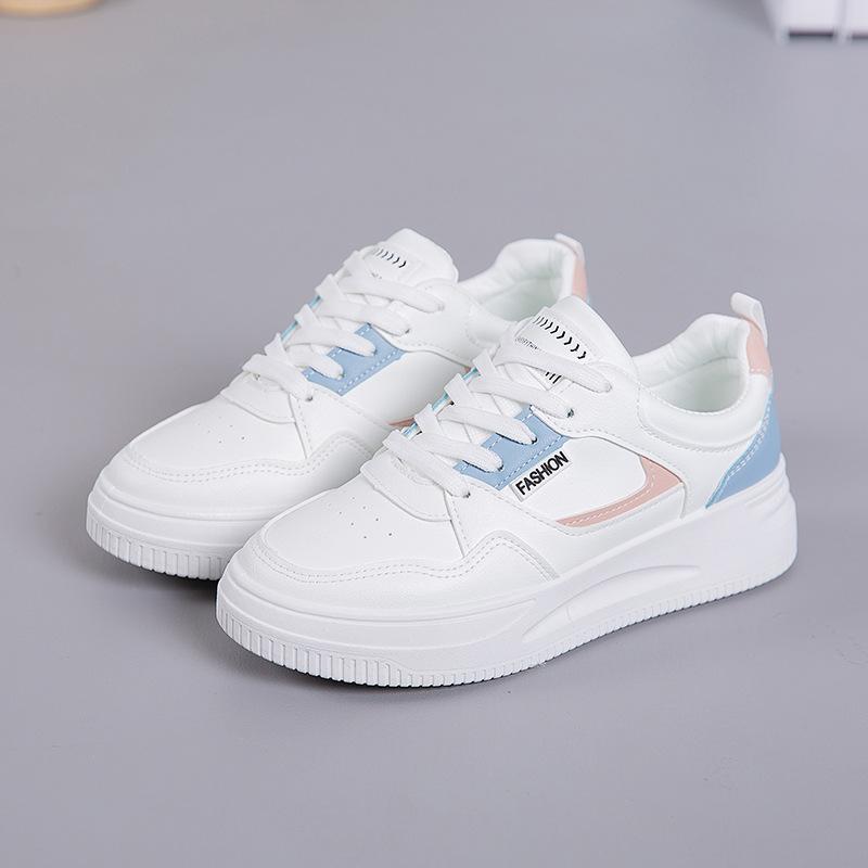 Little white shoes women's 2025 new spring women's shoes platform-soled versatile sports and leisure board shoes ins tide popular running
