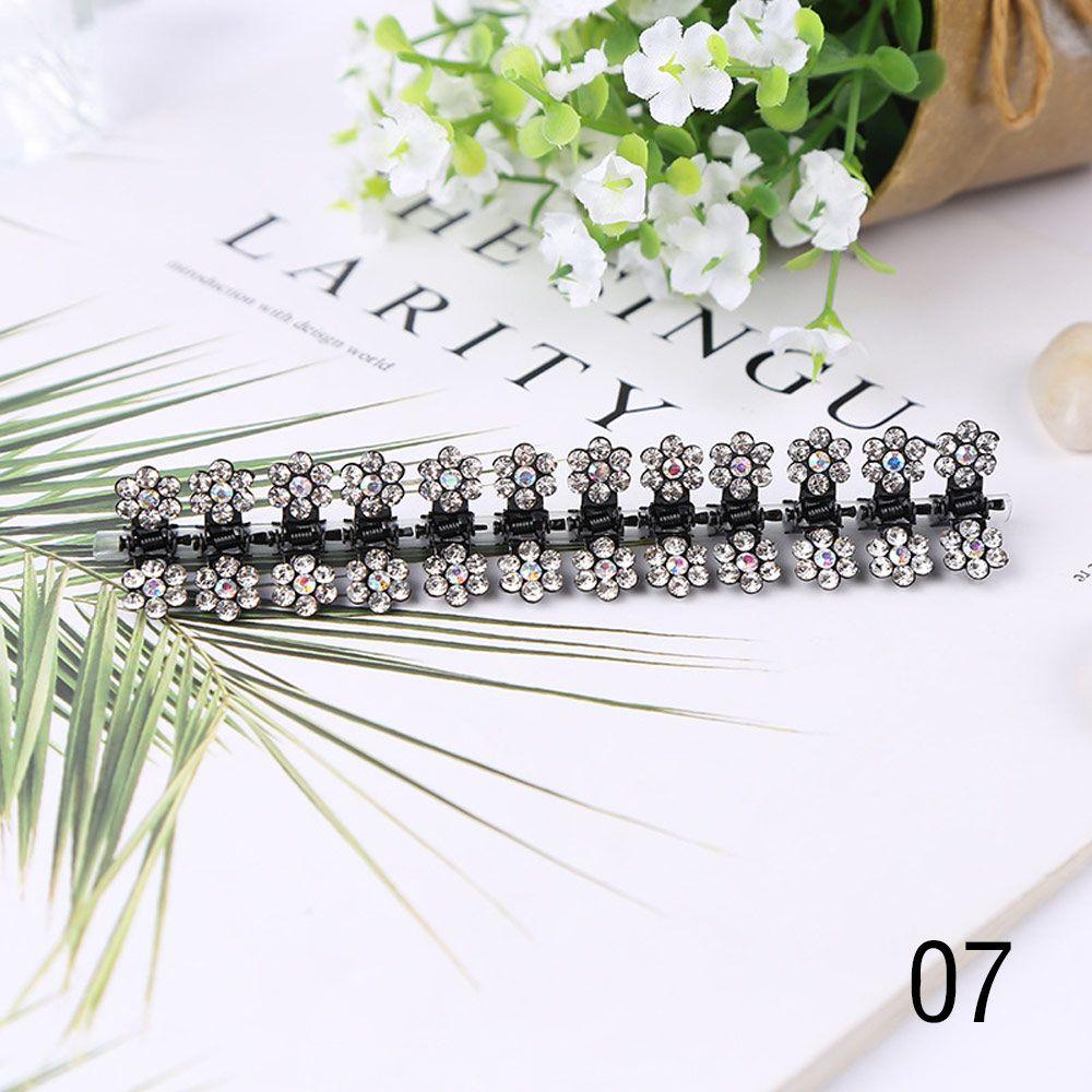 Mode Paillettes Fleur Pinces Antidérapantes Filles Strass Pinces à Cheveux Mini Pinces à Cheveux Pinces en Métal