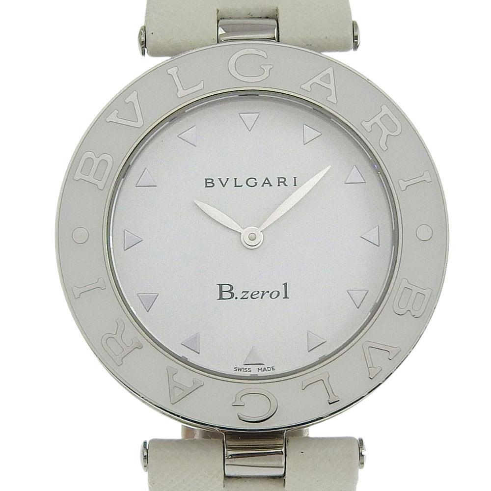 

BVLGARI Bzero1 Watches BZ35S/BZ35WLSL Be zero one whiteDial Stainless Steel/leather Quartz Analog display Women Used