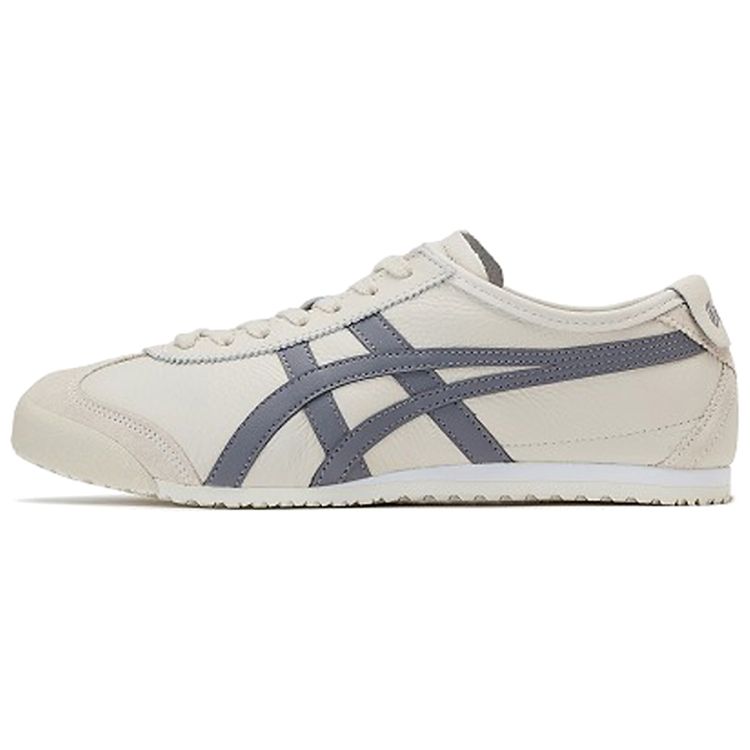 

ONITSUKA TIGER Mexico 66 замша синтетическая кожа спортивная комфорт амортизация низкий верх повседневная обувь унисекс кроссовки овсянка 1183A201-250