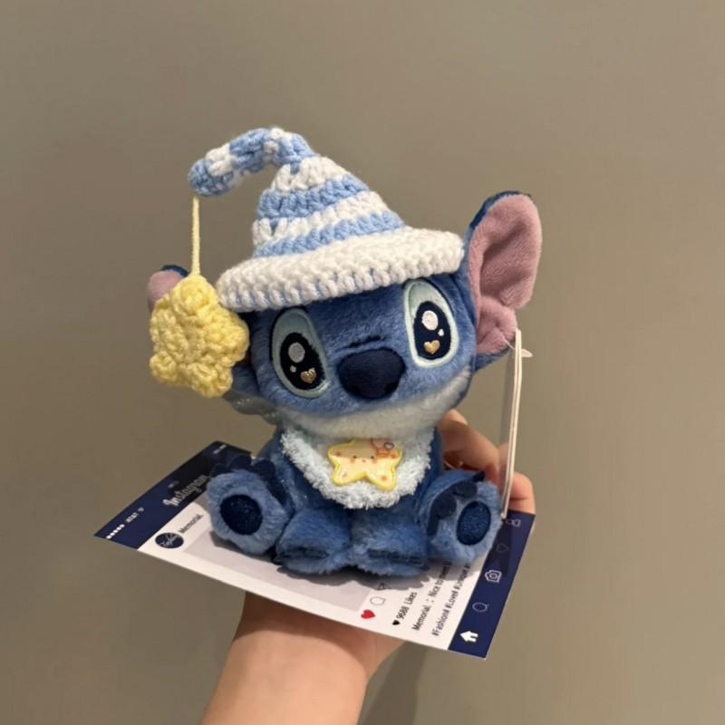 Stitch Plush Keychain Cartoon Character Pendant Cute Chef Doll Bag Charm Gift Kids