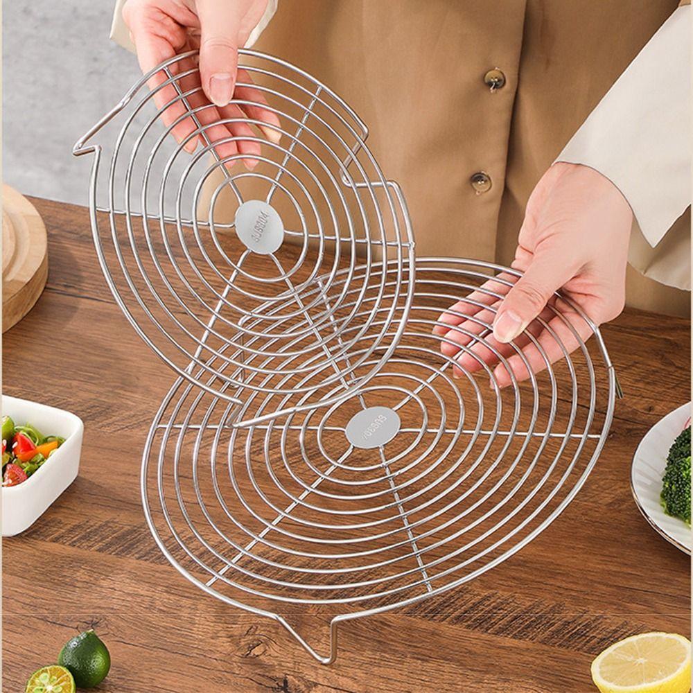 Thickened Food Steamer Shelf Heighted Foot Kitchen Steamer Holder  Steaming Dumplings