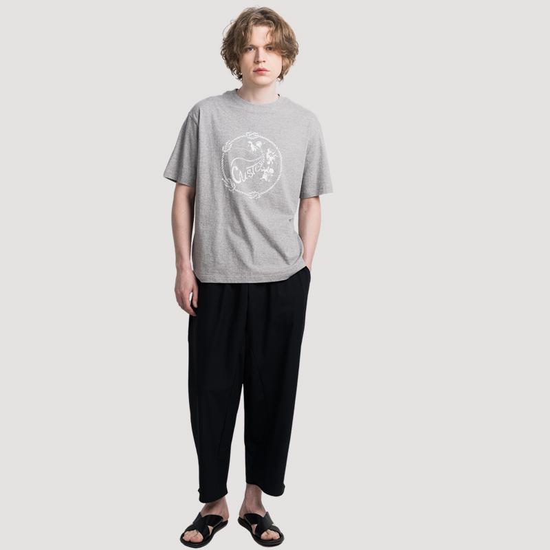 CUSTOMUS Cool Touch Four-Way Stretch Balloon Fit E-Elastic Waist 9/10 Length Wide Pants Cxs25Mwpt613 Bla