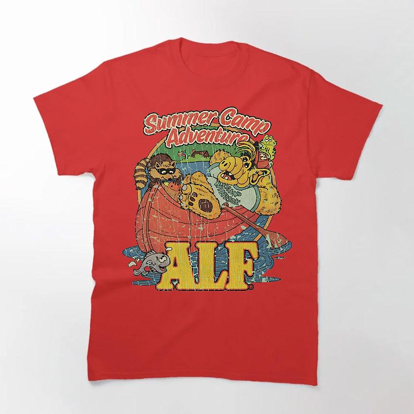 CAT TARTS Funny 80s Cartoon Graphic T Shirts 90s Retro Style ALF Character TV Show Adult Clothing 100% Cotton All Size S-6XL