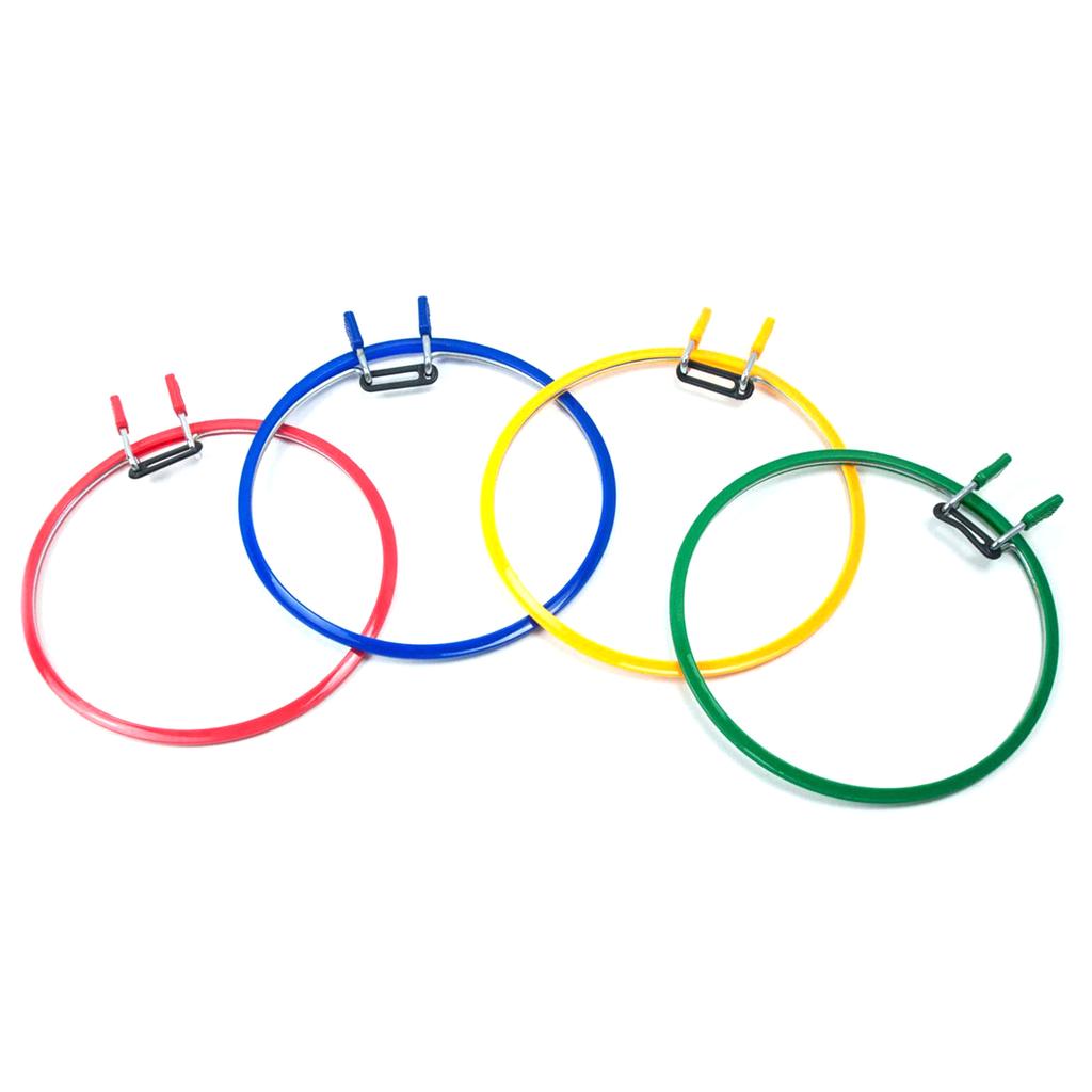 Adjustable Round Embroidery Hoop with Spring Clip Stitching Frame for Embroidery Needlecraft and Stitching Project