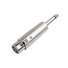 1/4 Inch Male To 3 Pin XLR Female Adapter Stereo 6.35 Mm Female To3-Pin XLR Male Mixer Juitar Microphone Connector 6.5-XLR Plug