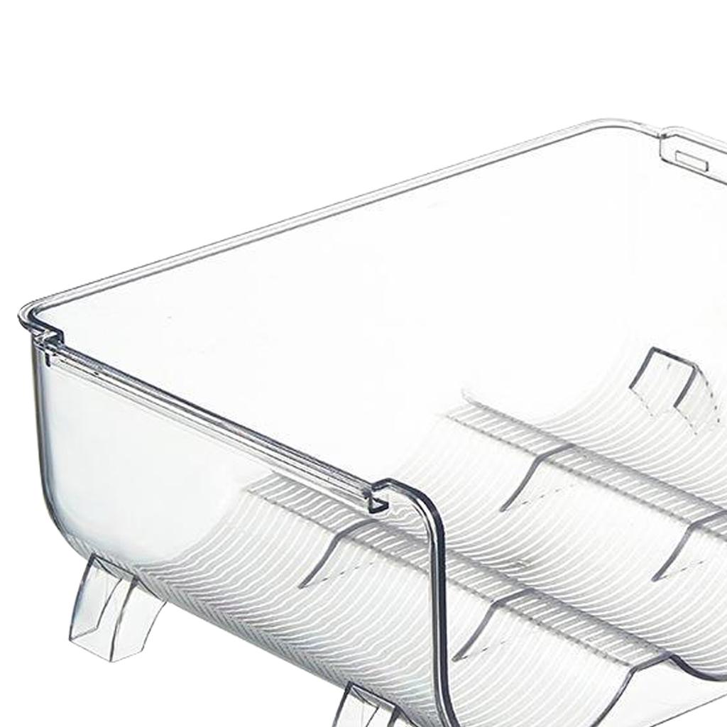 Wasserflaschen-Organizer Transparent Stapelbar Platzsparend Wasserflaschen-Aufbewahrungs-Halterständer für