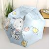 1pc Happy Birthday Pochacco Automatic Folding Umbrella - 3 Folding Design, Vivid Cartoon Pattern, Suitable for Outdoor Activities, A Gift for Fans In