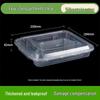 JingJingRS 4-Compartment Disposable Meal Boxes