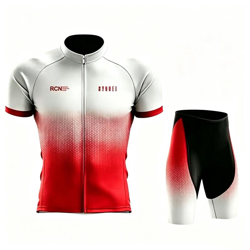 Rcn Rvouei Pro Team 2026 Set Maglia Ciclismo Estiva Traspirante Bicicletta Uomo MTB Abbigliamento Bici Maillot Ropa Ciclismo Uniforme Completo