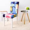 4Pcs Spandex Chair Cover Stretch Elastic Dining Seat Cover for Banquet Wedding Restaurant Hotel Anti-dirty Removable Housse De Chaise
