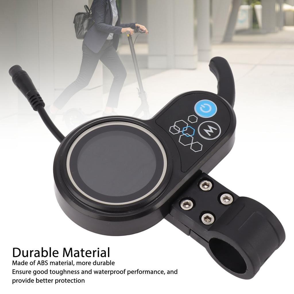 Elektroroller Display Panel Wasserdicht 6-Pin Stecker Elektrofahrrad LCD Display Panel mit USB-Anschluss