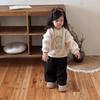 Baby clothes thickened autumn and winter children's clothing new children's winter clothing girls wool sweater fleece set