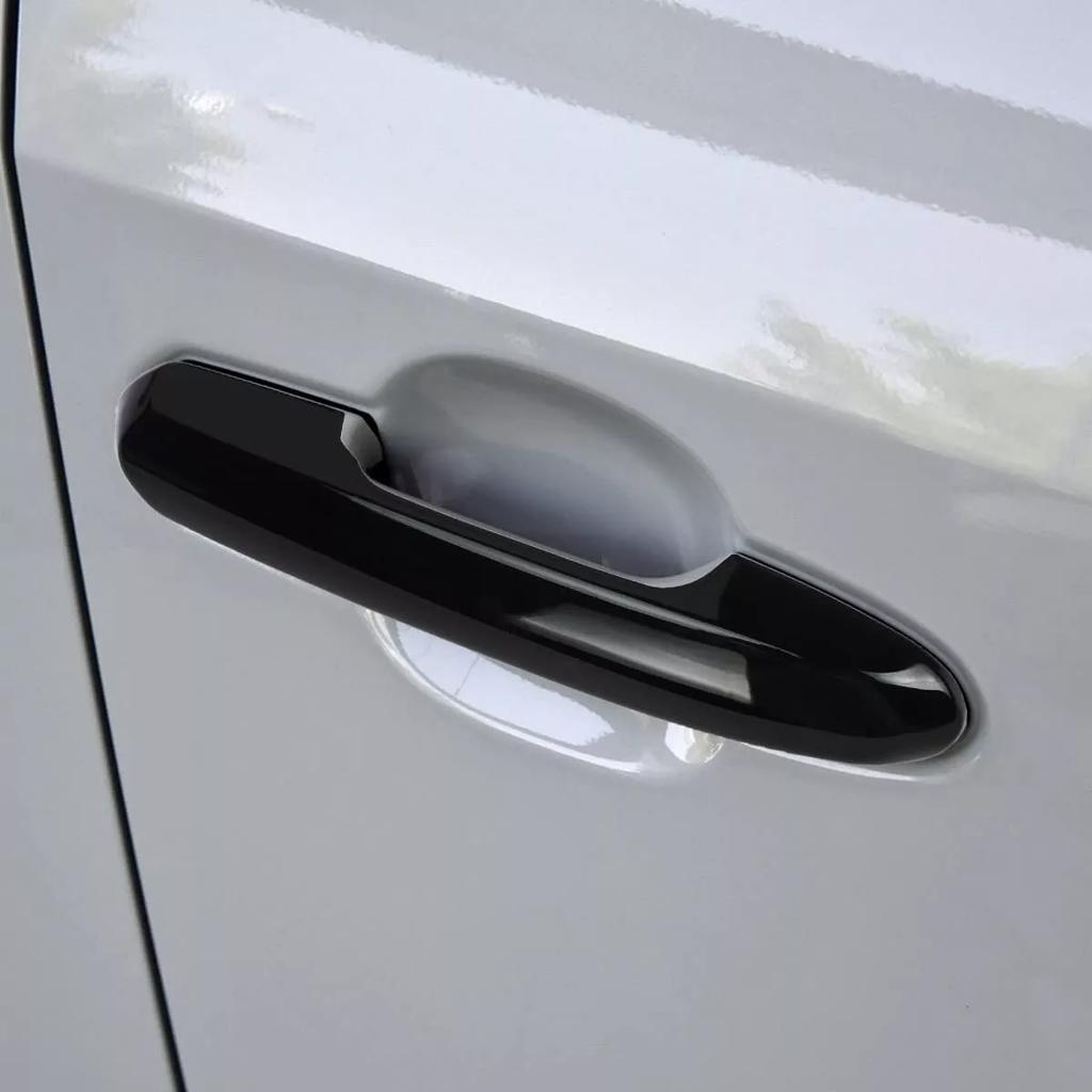 For Toyota Rav4 Rav 4 2019-2014 Car Carbon Style Black Exterior Door Handle Moulding Cover Trim Accessories Vehicle Decoration