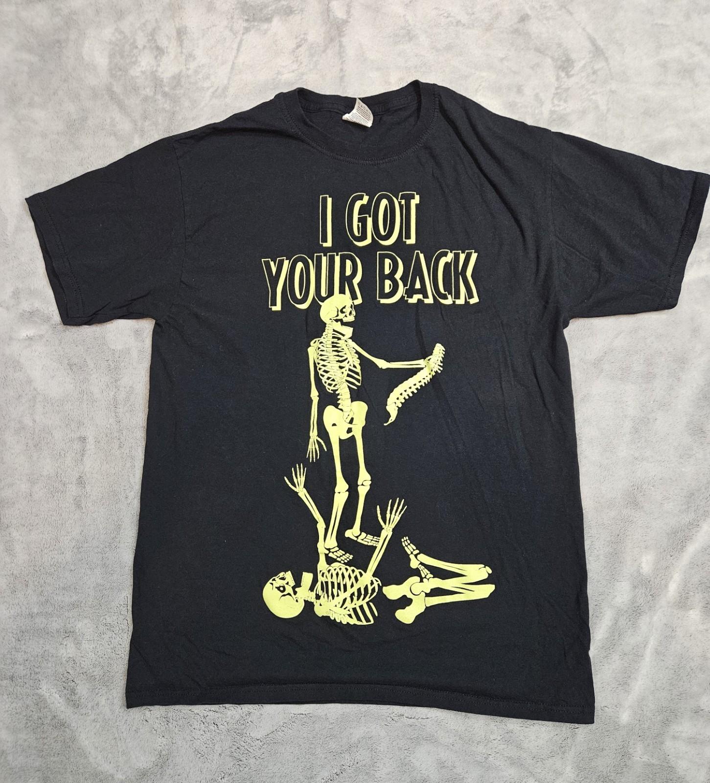 Halloween I Got Your Back Black T Shirt Top Men s Med S