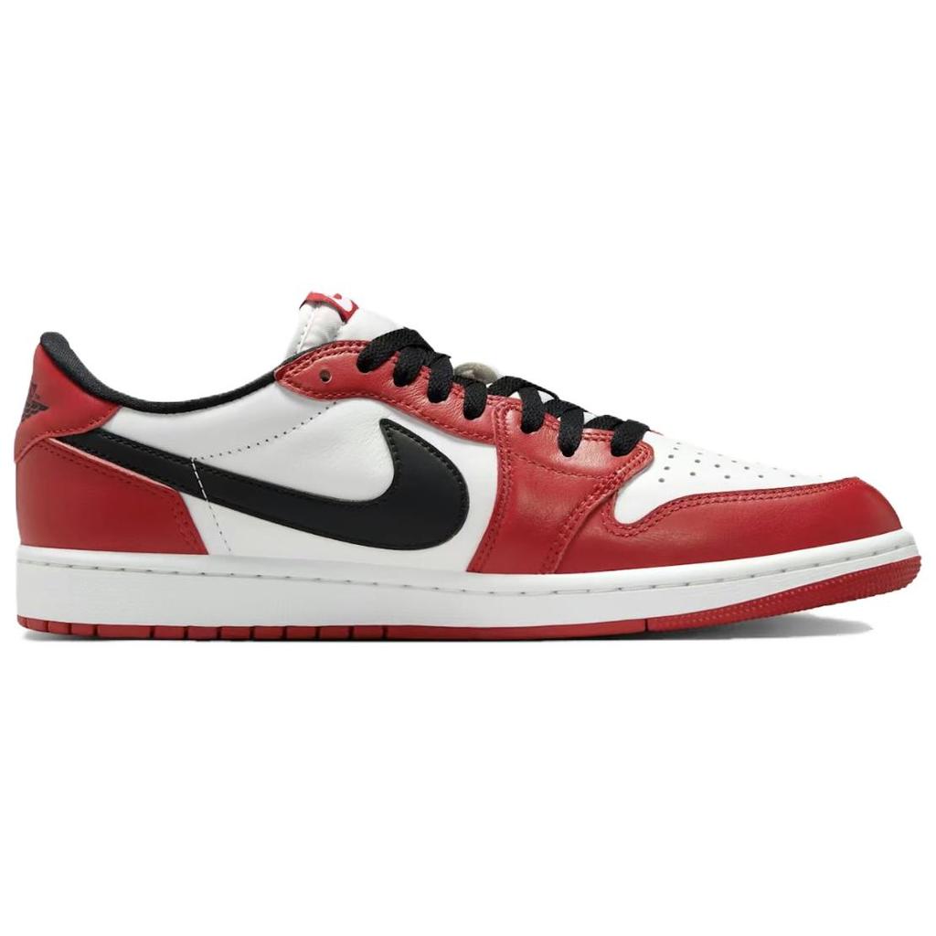 Air Jordan 1 Retro Low OG Chicago 2025 Unisex Sneakers Red Varsity-Red Black HQ6998-600