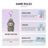 POP MART THE MONSTERS PIN FOR LOVE Series Plush Pendant (N-Z) 1 Piece