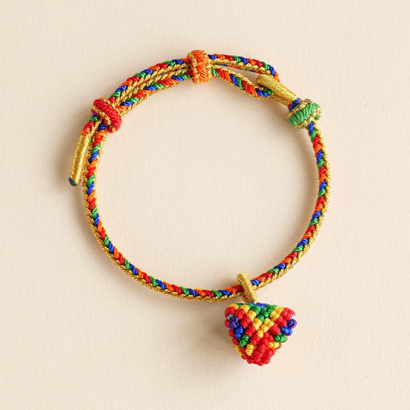 

Dragon Boat Festival Hand-Woven Five-Color Lucky Rope