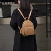 Genuine Leather Cowhide Women Backpack Shoulder Bag Female Simple Commuter Travel Schoolbag Daily Women Backpack Handbag