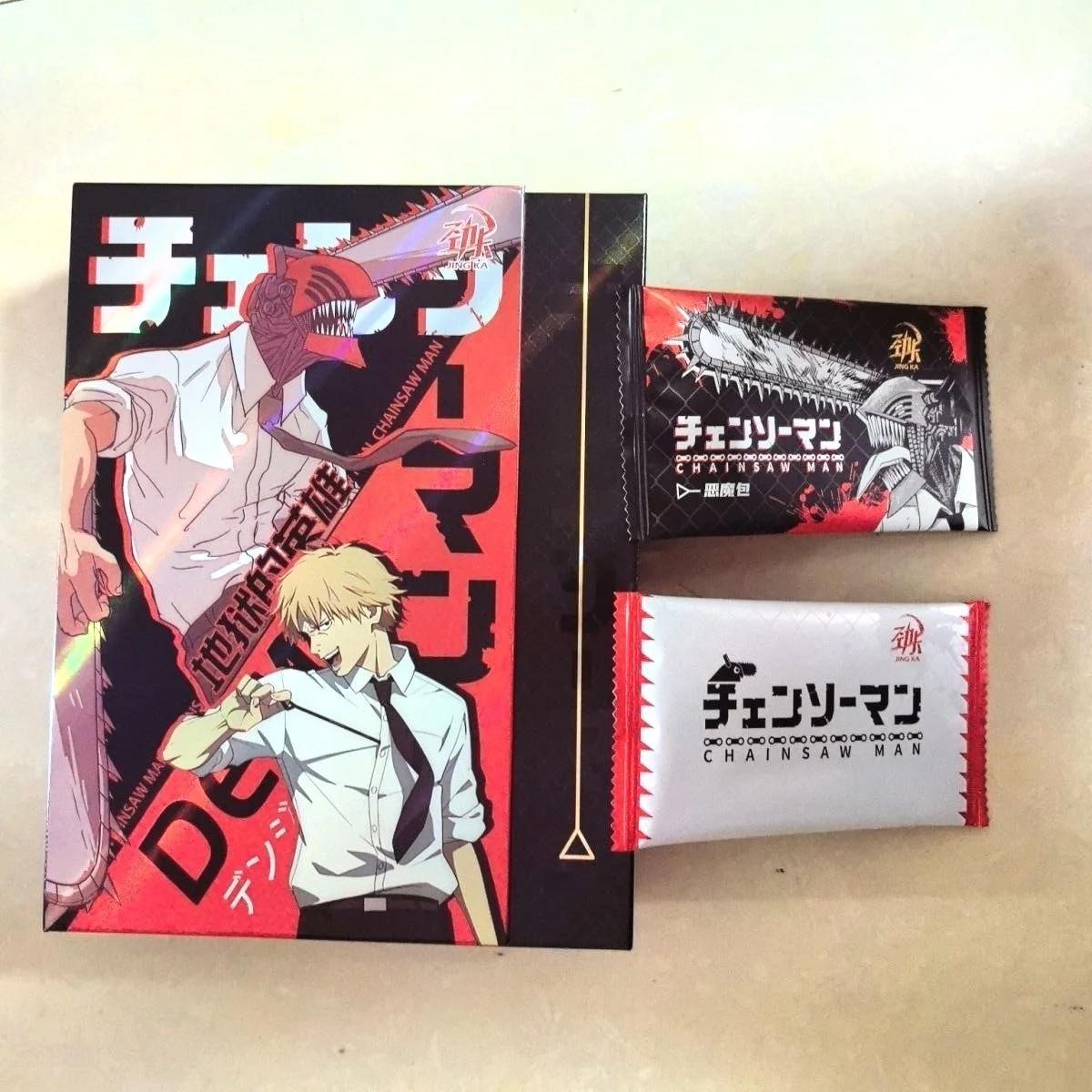 Chainsaw Man Gold Cards Hell Hero Edition Collector Set, Makima Anime Character, Kids Festival Gift Limited Festival Gift