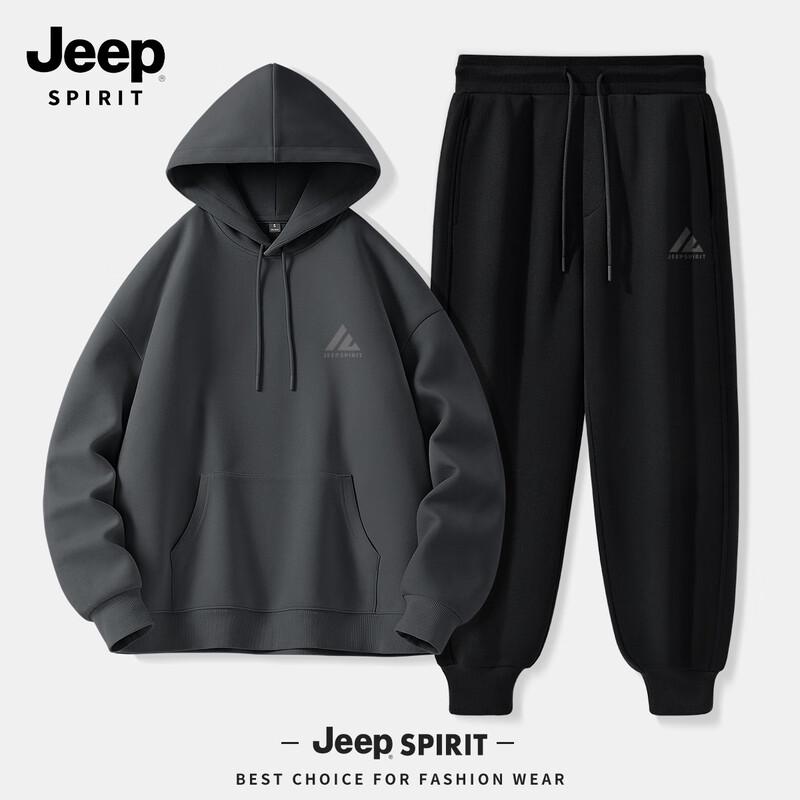

Мужской свободный комплект: худи и спортивные штаны JEEP SPIRIT 3XL