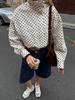 Women's New Spring Summer Polka Dot Long Sleeve Jacket Set with Shorts