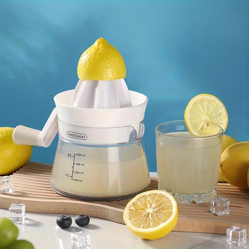 [1pc Manual Juicer] 1pc Manual Juicer with Built-in Measuring | Multifunctional Manual Hand Squeezer for Lemons, Limes,Orange,for Home,Kitchen Gadgets