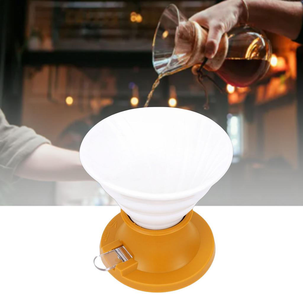 Pour Over Coffee Dripper Heat Proof Portable Ceramic Immersion Dripper for Manual Brew Maker