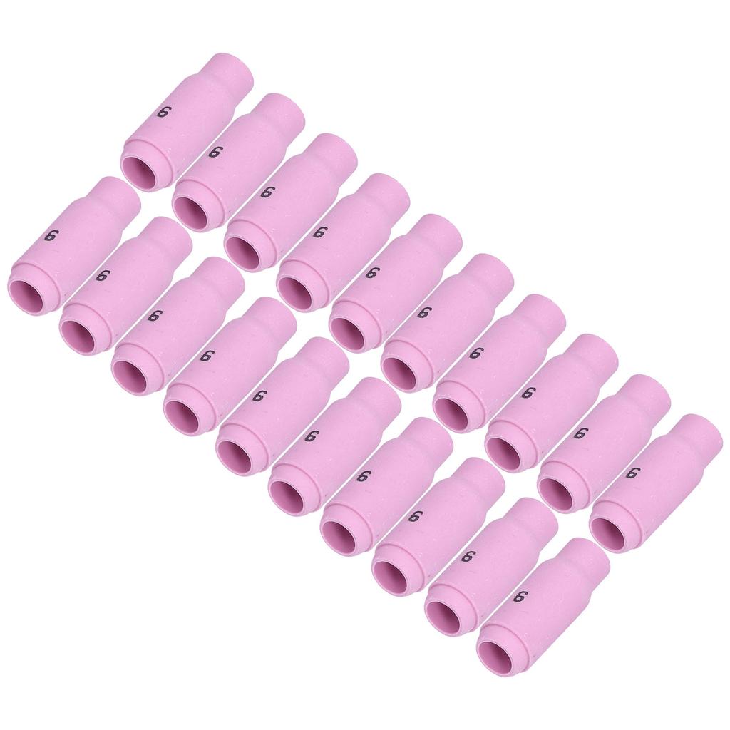 20pcs 10N48 6# TIG Gas Lens Alumina Tig Alumina Nozzle Ceramic Cup Fit for GTAW Welder Accessories