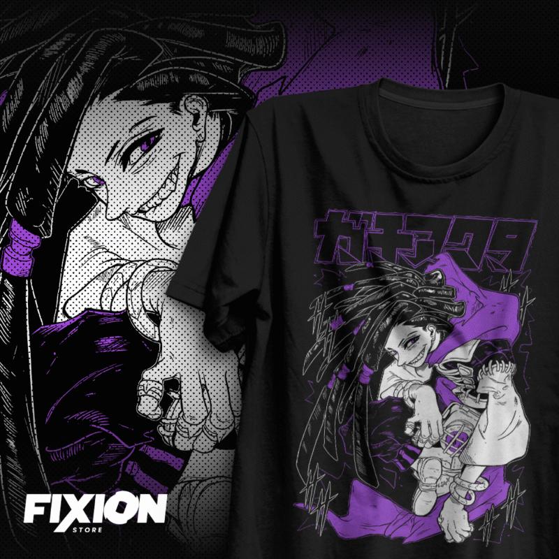 Gachiakuta T-Shirt Rudo Print Baumwolle Herren Oversized Hip Hop Anime Kurzarm Streetwear Männliche Kleidung Hohe Qualität Kurze Ärmel