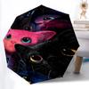 1pc Colorful Cats Automatic Open/Close Umbrella, Portable Folding Umbrella for Travel, Themed Events098