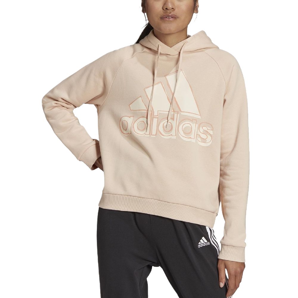 Adidas Sweatshirts Women's Flesh Pink Crew Neck Moderate Other HB5107